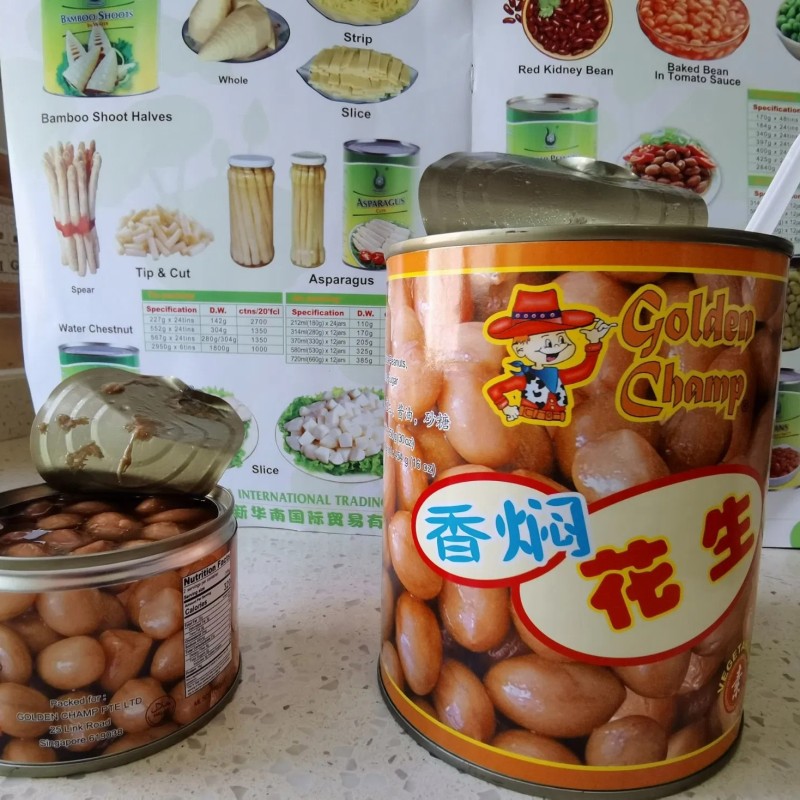 Chinese Factory High Quality 425g Canned Braised Peanut
