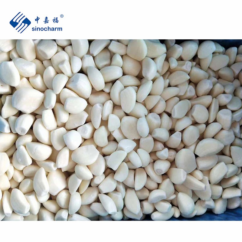 Sinocharm BRC a Approved IQF Garlic Factory Bulk 10kg Wholesale Price Whole Frozen Peeled Garlic in Cartons