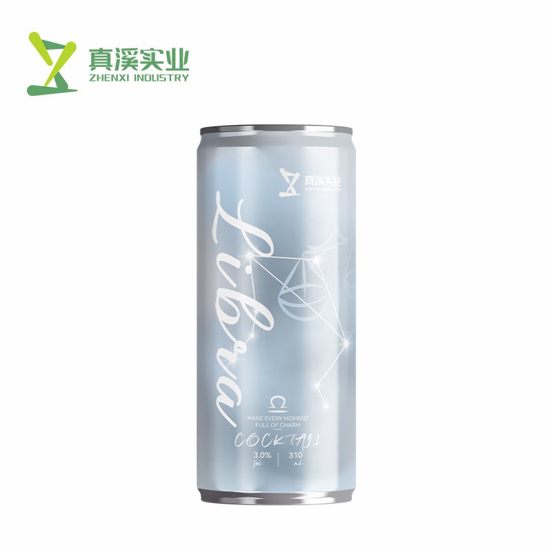 New Products OEM ODM Sleek 330ml Aluminum Canned Zodiac Capricorn Cocktail