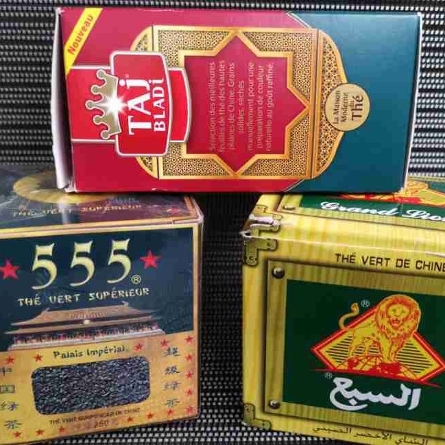 European Market Special Gunpowder Green Tea 555, Taj, Extra 411, 777