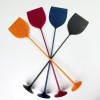 Wholesale Simple Durable Household Fly Swatter Lengthened Handle The Smile of Mona Lisa Fly Mosquito Shooter for Home