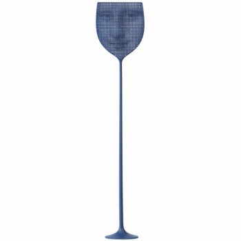 Wholesale Simple Durable Household Fly Swatter Lengthened Handle The Smile of Mona Lisa Fly Mosquito Shooter for Home