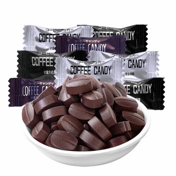 China Origin Kozed Pressed Coffee Flavored Candy in Packaging