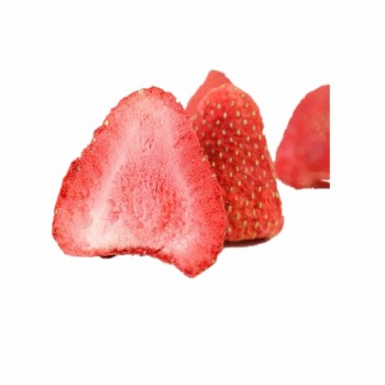 100%Nature Fruits Freeze Dried Strawberry Split for Making Snack