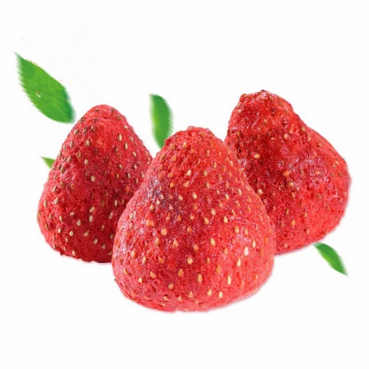 100%Nature Fruits Freeze Dried Strawberry Split for Making Snack