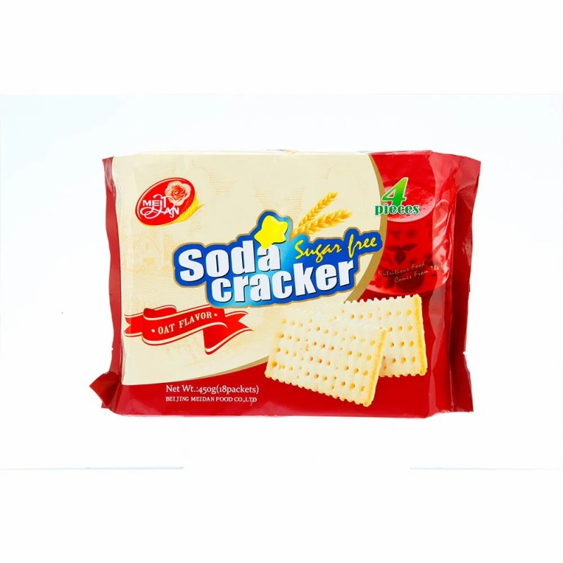 450g Sugar Free Soda Biscuit Milk Salt Orginal Soda Cracker