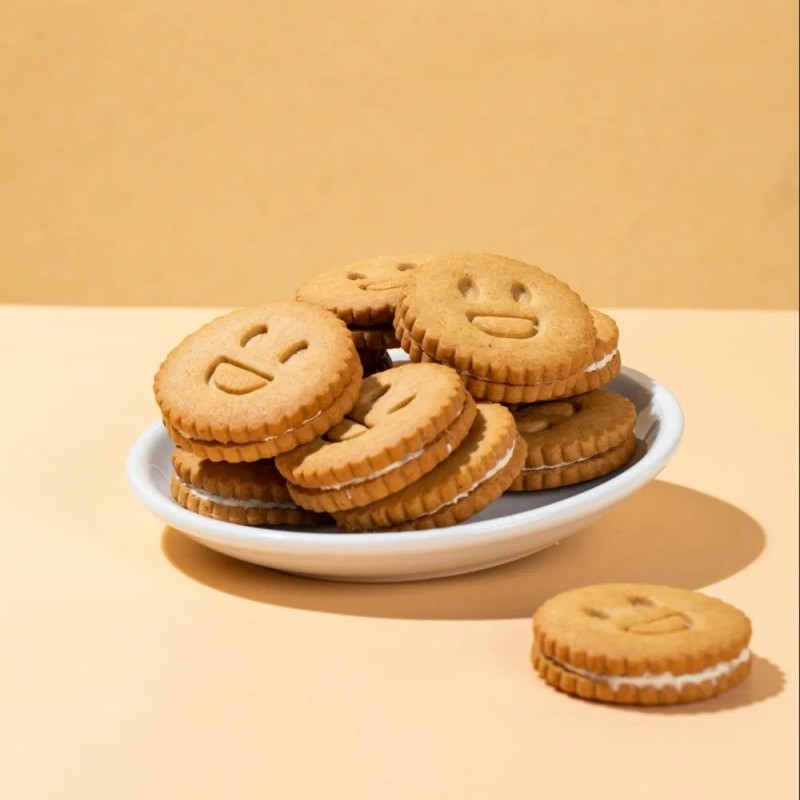 Yogurt-Filled Cookies — a Satisfying Whole-Grain Snack and Delicious Cereal Barley Biscuit for Guilt-Free Munching!