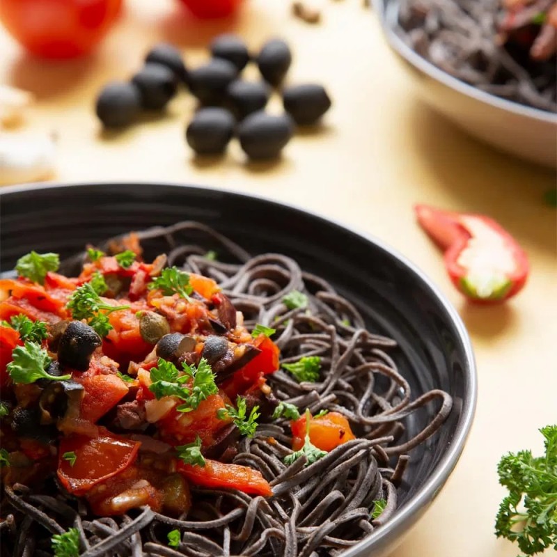 Healthy and Nutritious Organic Black Soybean Spaghetti