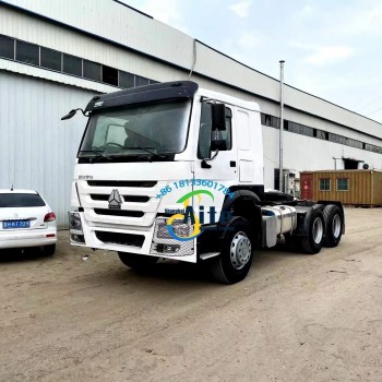 Second Hand Truck Tractor 336HP 375HP 371HP HOWO Manual LHD Used Dump Truck Head