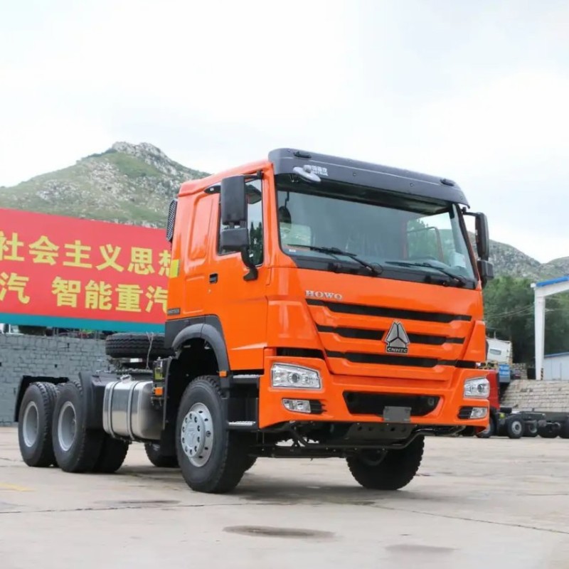 Second Hand Truck Tractor 336HP 375HP 371HP HOWO Manual LHD Used Dump Truck Head