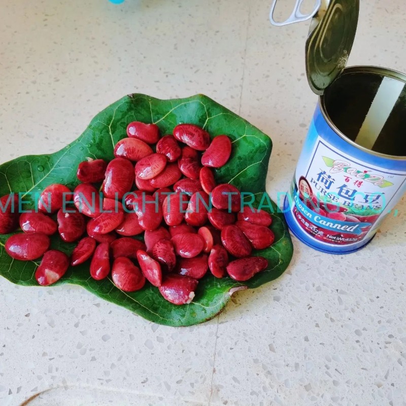 Saturated and Soft Canned Purse Bean or Canned Pouch Bean From China.