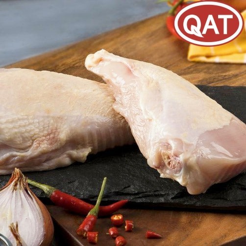 Premium Halal Bone-in Skin-on Chicken Breast at Affordable Rates