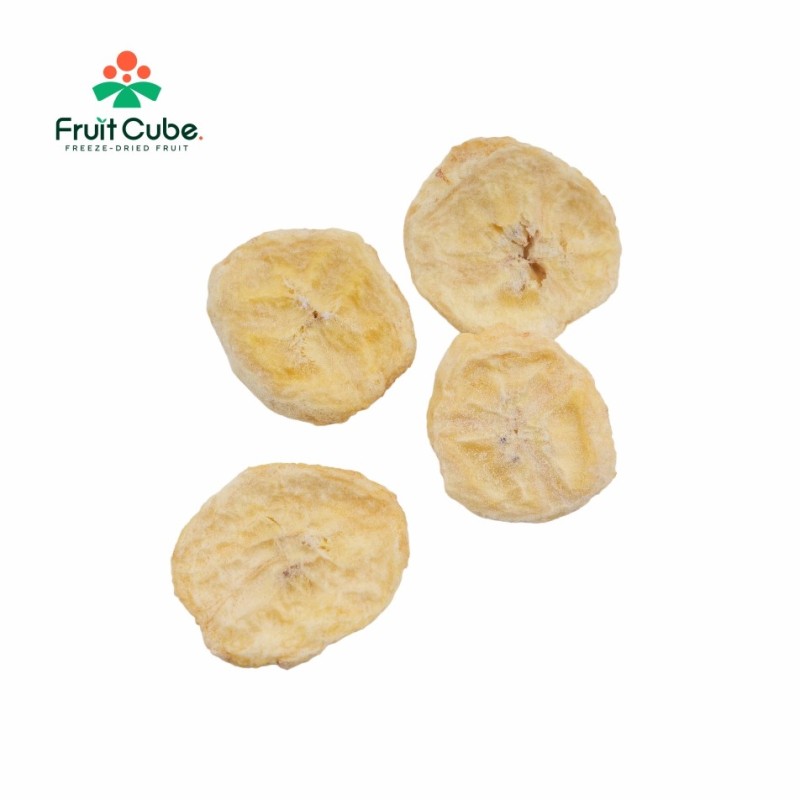 Premium Freeze Dried Banana Slices, Freeze Dried Fruit, Non-GMO Food Ingredient Direct Supply