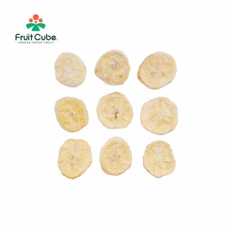 Premium Freeze Dried Banana Slices, Freeze Dried Fruit, Non-GMO Food Ingredient Direct Supply