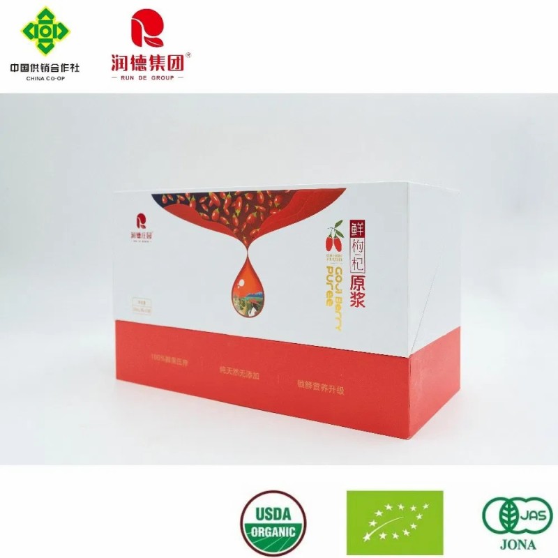 Goji Puree Juice for Enhanced Vision and Daily Wellness Boost