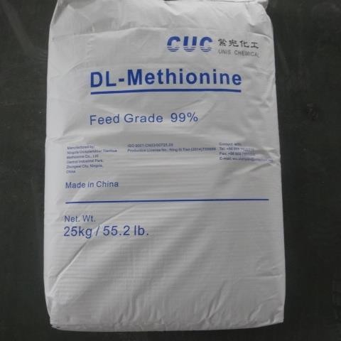 Bulk Sale Feed Grade Dl-Methionine 99% for Broiler Chicken Feed