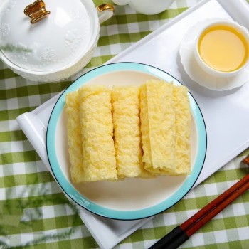 Vegan High Protein Fried Bell Roll Yummy Yuba Bean Curd Sheet