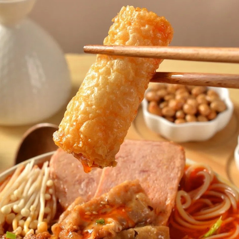 Vegan High Protein Fried Bell Roll Yummy Yuba Bean Curd Sheet