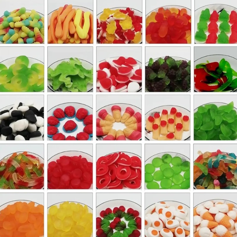 Wholesale Halal Chewing Gummy Jelly Candy Sour Sweet Fruity Flavour Soft Candy