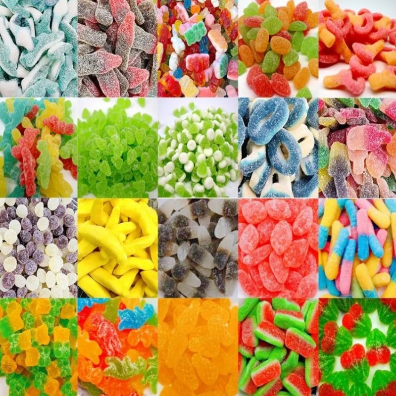 Wholesale Halal Chewing Gummy Jelly Candy Sour Sweet Fruity Flavour Soft Candy