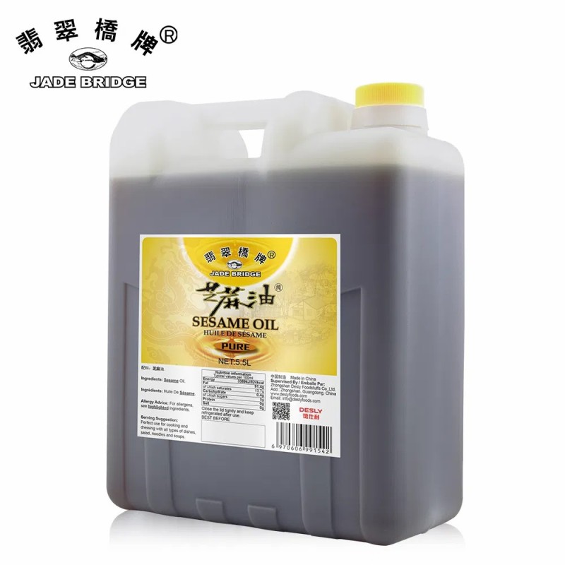 1000 L Cooking Oil Wholesale OEM Factory Jade Bridge Pure Sesame Oil