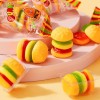 Best Selling Exotic Snack Food OEM Hamburger Shaped Gummy Candy