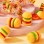 Best Selling Exotic Snack Food OEM Hamburger Shaped Gummy Candy