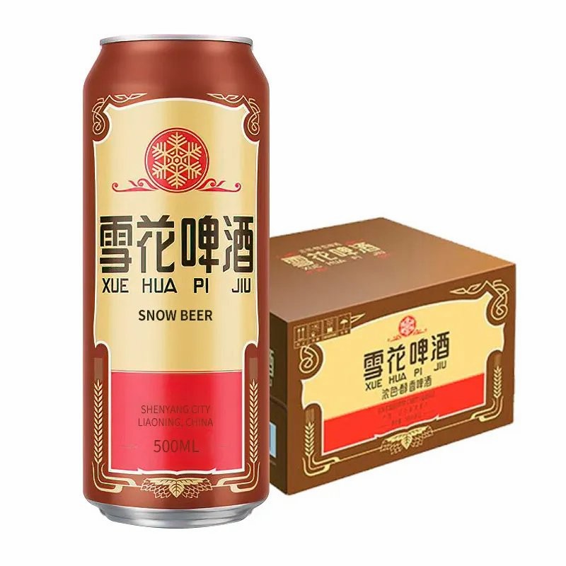 Factory Custom 500ml*12 Cans 5% Alcoholic Beverage Snow Beer Aluminum Canned