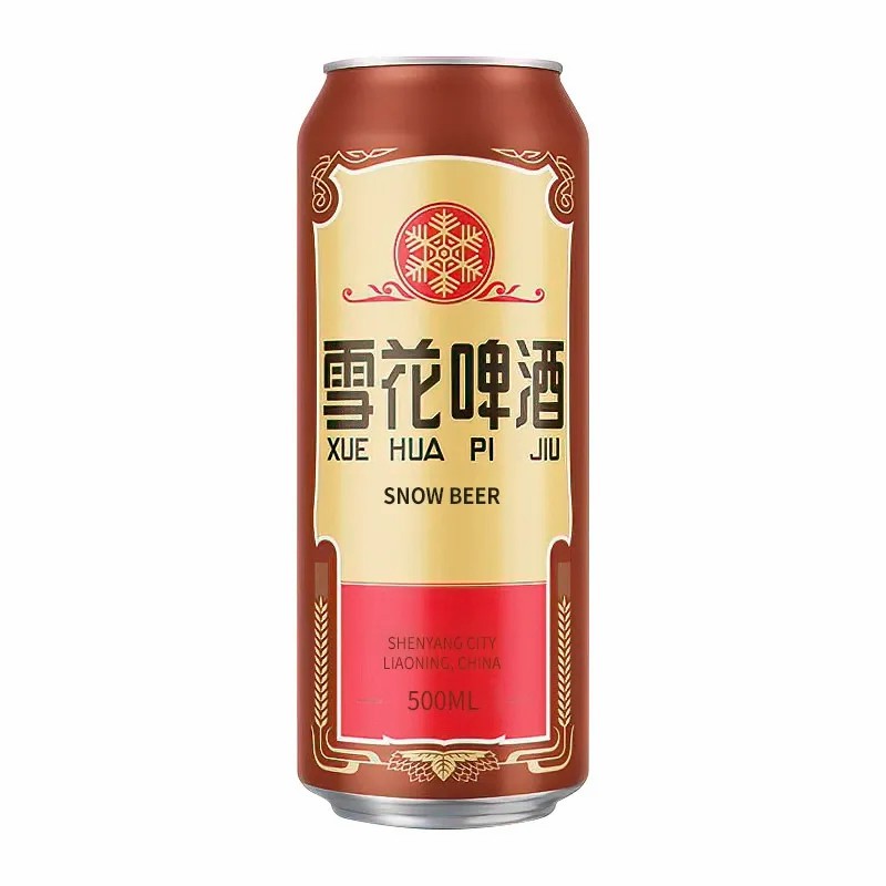 Factory Custom 500ml*12 Cans 5% Alcoholic Beverage Snow Beer Aluminum Canned