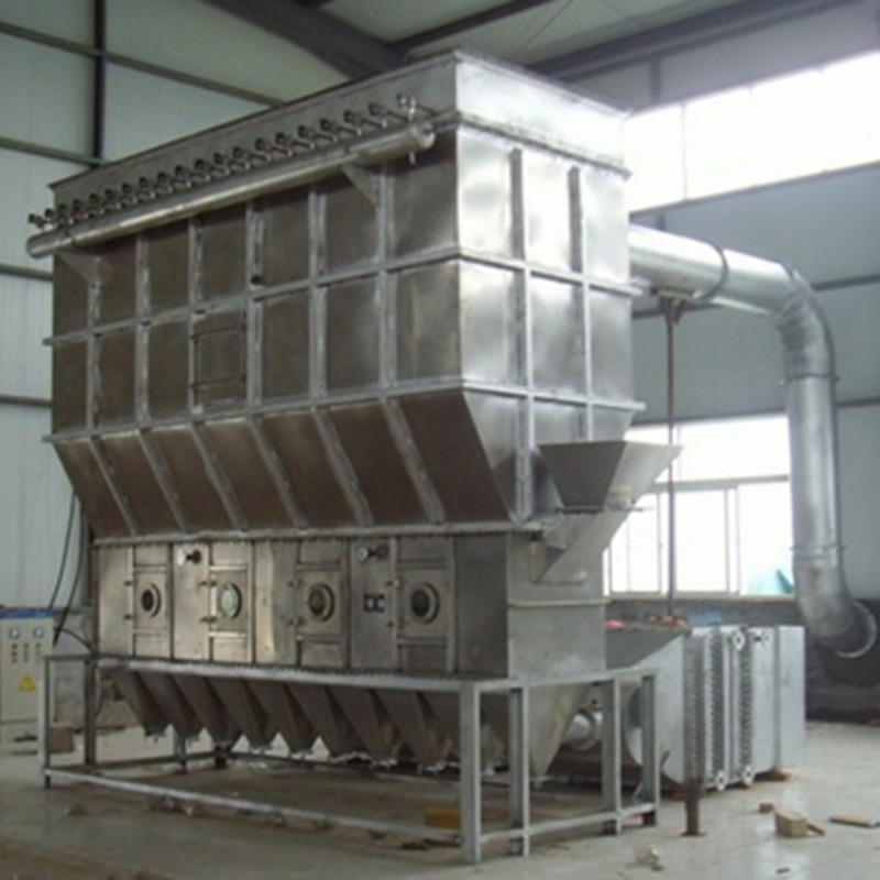 Horizontal Fluidizing Dryer for Foodstuff Industry