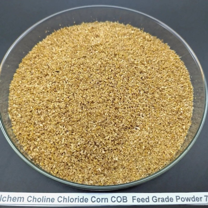 Animal Feed Additive Choline Chloride 50% 60% 70% on Corn COB Powder
