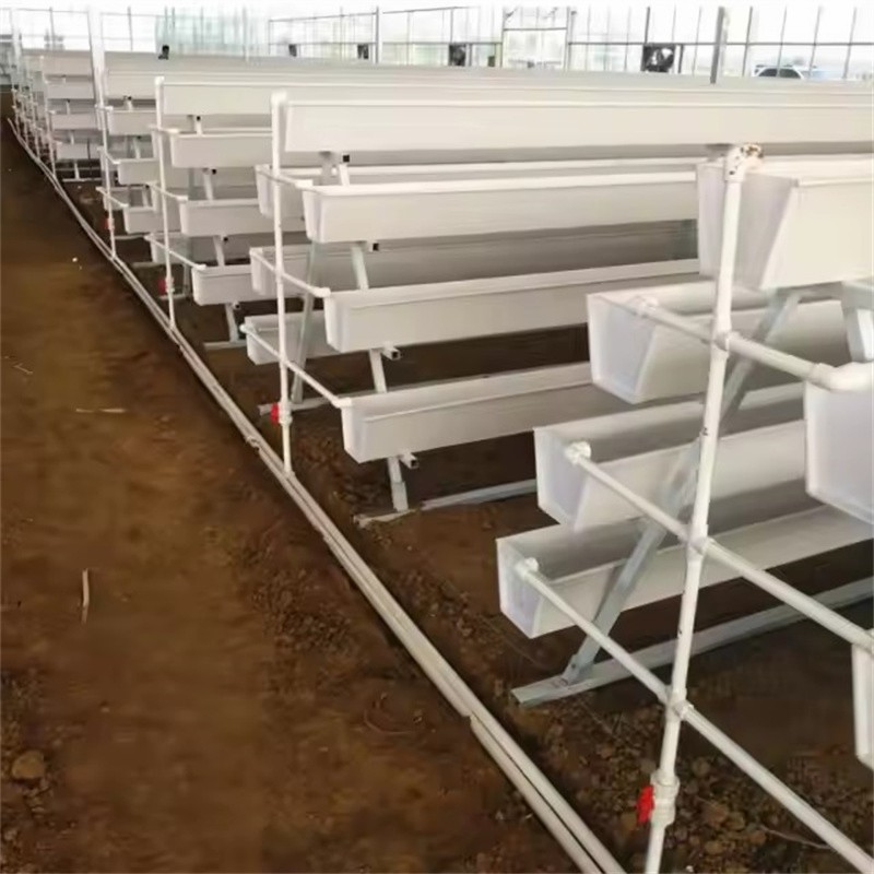 Hydroponic Food-Grade Nft PVC Channel PVC Gutter Pipe for Strawberry