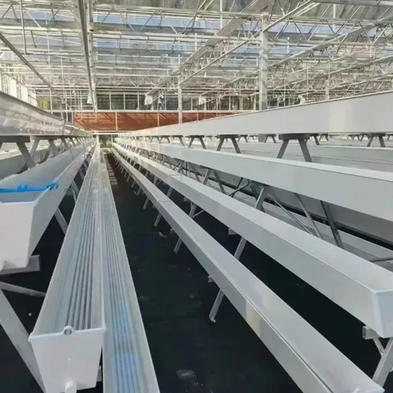 Hydroponic Food-Grade Nft PVC Channel PVC Gutter Pipe for Strawberry