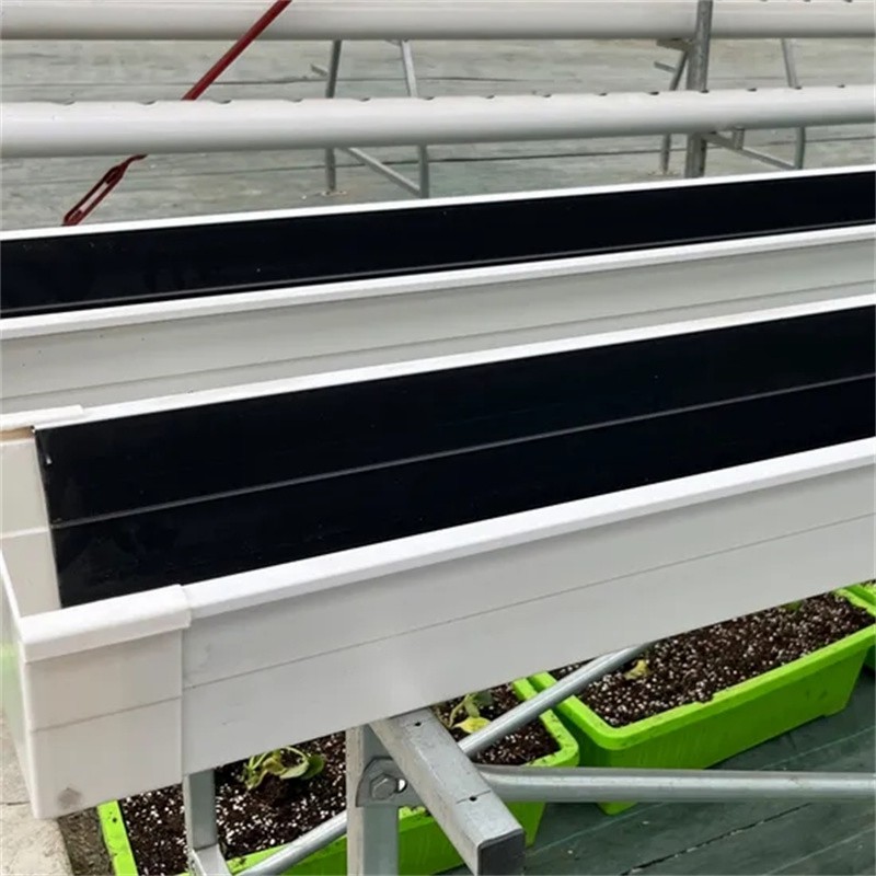 Hydroponic Food-Grade Nft PVC Channel PVC Gutter Pipe for Strawberry