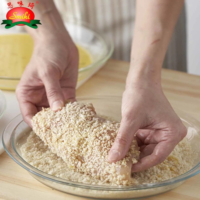 200g Gluten-Free Nice Taste Panko Yellow Bread Crumbs with Bag Packing Supplier