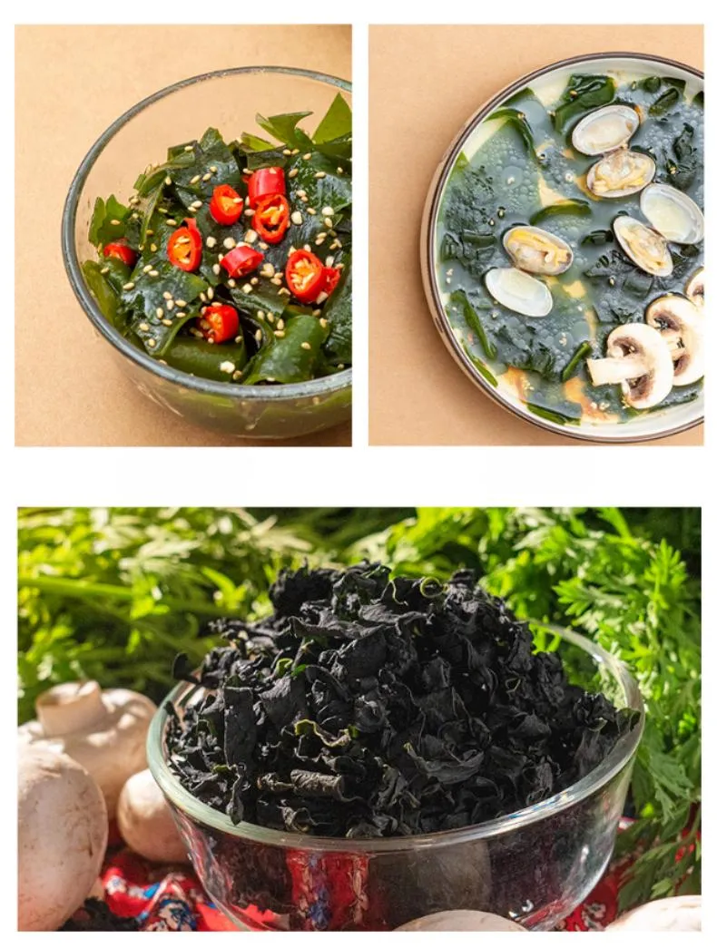 Chinese Wholesale High Quality Factory Direct Sell Natural Dried Wakame Seaweed Algae