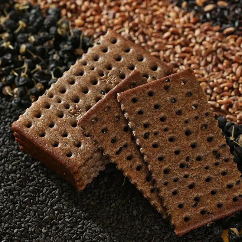 Wholesale Healthy Snack Sesame Seed Cracker Crispy Biscuit