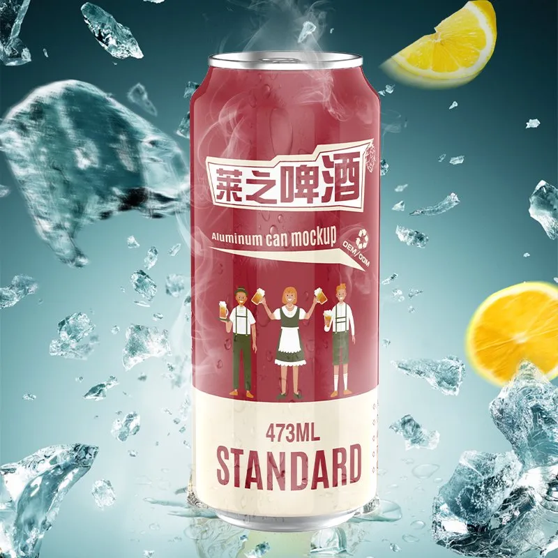 330ml 500ml Fermented Craft Beer with Natural Ingredients Customization