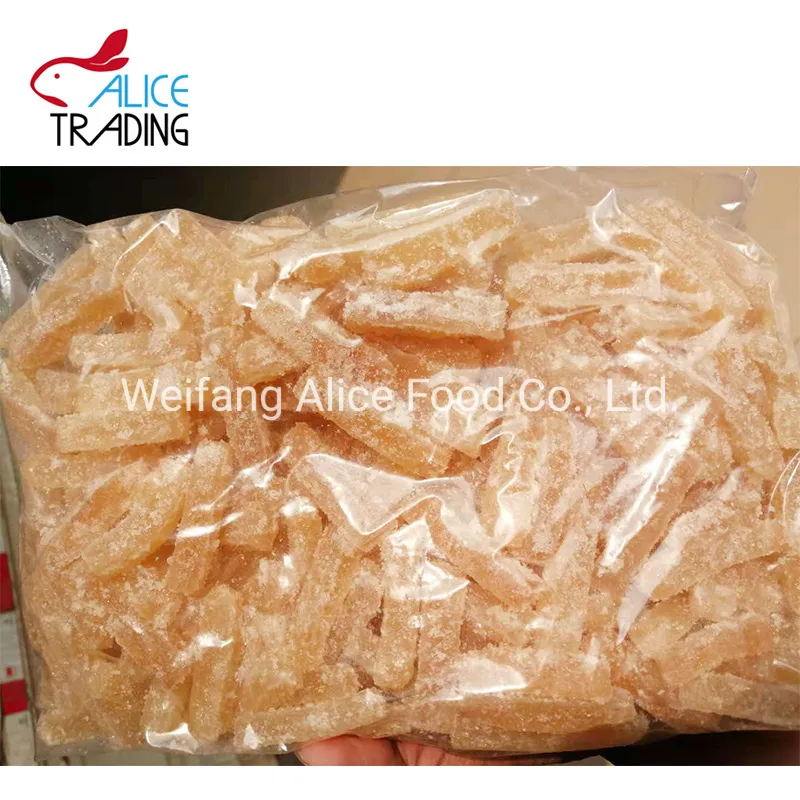Wholesale Good Quality Organic Candied Ginger Price Crystallized Ginger