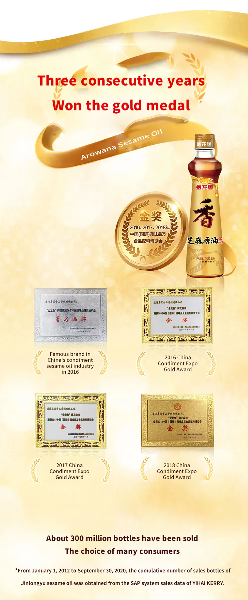The Best Quality Brand Cooking Sales Pure Sesame Oil Manufacturer