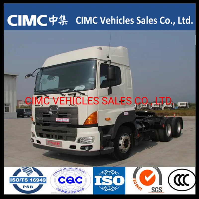 China Hino 700 6*4 350HP New Tractor Head for Sale