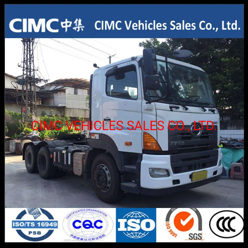 China Hino 700 6*4 350HP New Tractor Head for Sale