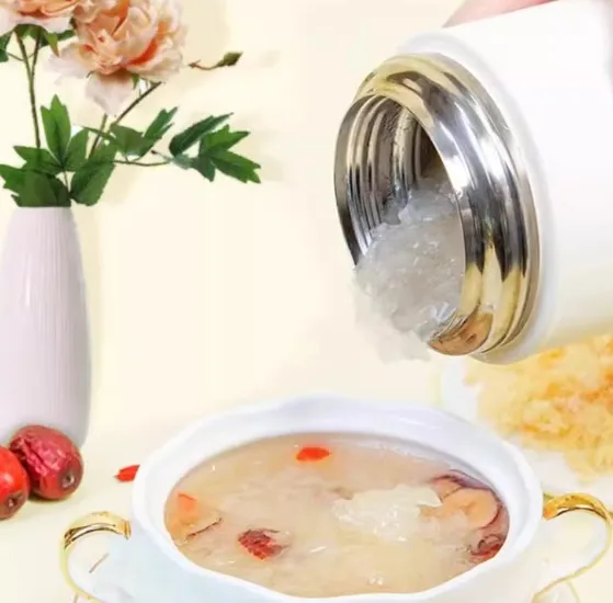 Organic Herbal Dried Tremella Rich in Natural Gel Soft Glutinous Taste