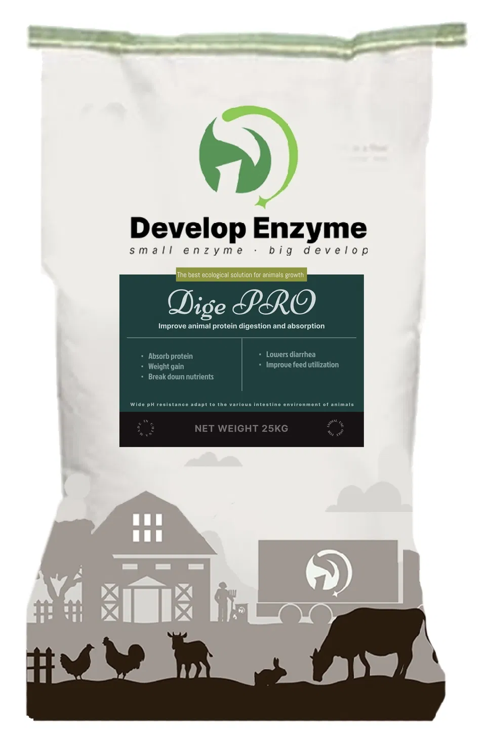 Factory Supply Livestock Poultry Feed Additive Thermostable Protease Powder Granule Enzyme