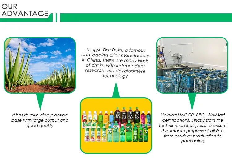 Hupo Brand Aloe Vera Drinks with Flavored Vegetable Juice