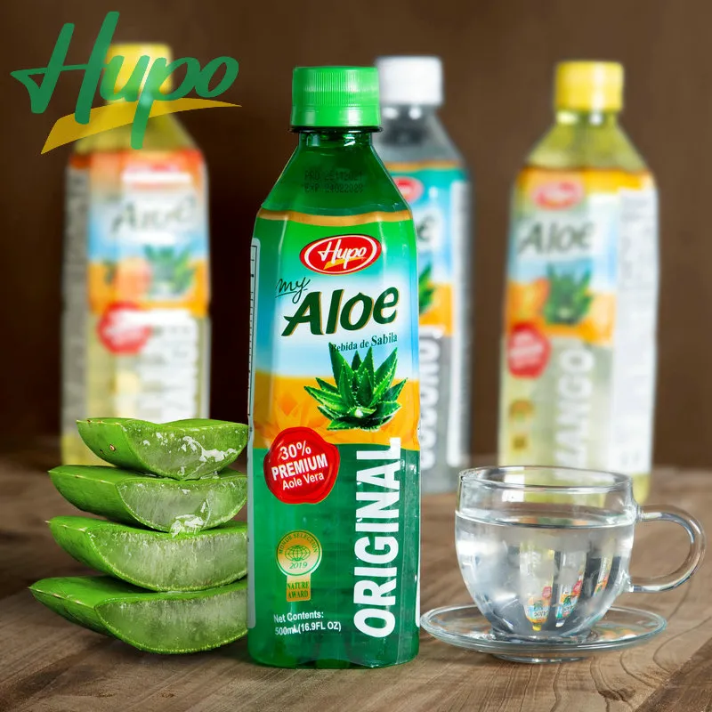 Hupo Brand Aloe Vera Drinks with Flavored Vegetable Juice