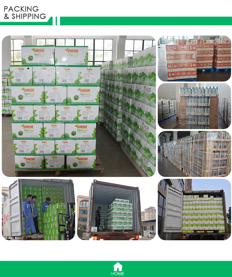 Hupo Brand Aloe Vera Drinks with Flavored Vegetable Juice