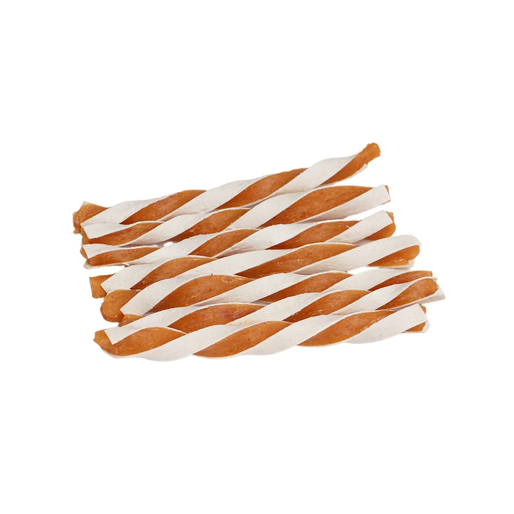 Gourmet Chicken Meat Strip Dog Treats Infused with Healthy Ingredients