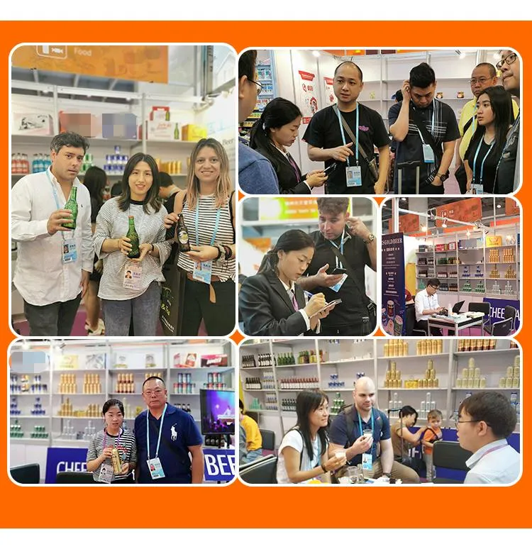 Chinese High Quality OEM Canned Lager Beer in Bulk 3.3%Vol 1L 1*6 Cans