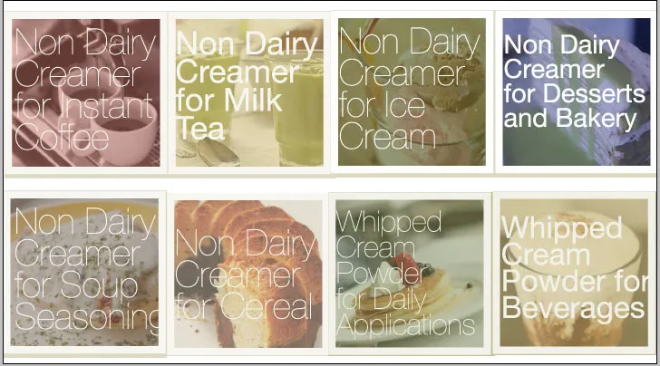 Halal Supplier Whipped Topping Cream Powder for Bakery